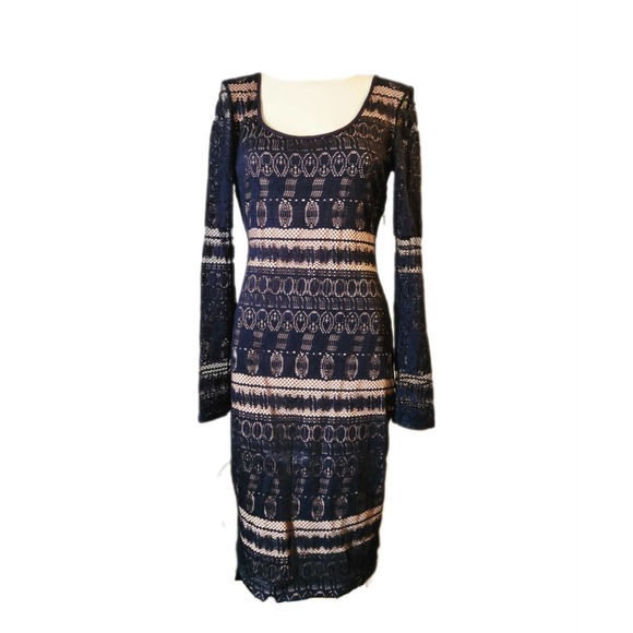 Ladies Navy Blue Dress Size Small - Picture 2 of 4